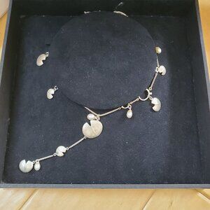 Links of London White gold and pearl necklace